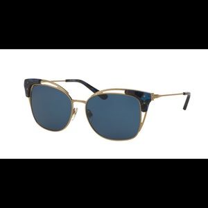 Tory Burch TY6049 Gold/ Blue Mosaic Sunglasses